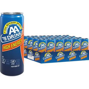 AA Drink High Energy 0,25ltr (24 blikjes, incl. statiegeld & verzendkosten)