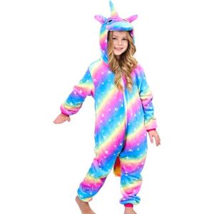 Zachte Eenhoorn Slaappak voor Meisjes - Comfortabele Onesie Pyjama voor Kinderen