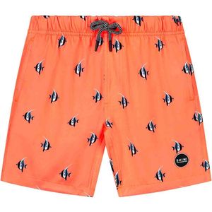 SHIWI boys swim shorts moorish idol Zwembroek - neon orange - Maat 134/140