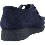 Clarks - Ink Suede Wallabee Schoen - Blauw - Heren - Leer