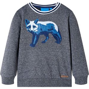 vidaXL - Kindertrui - 92 - gemêleerd - marineblauw