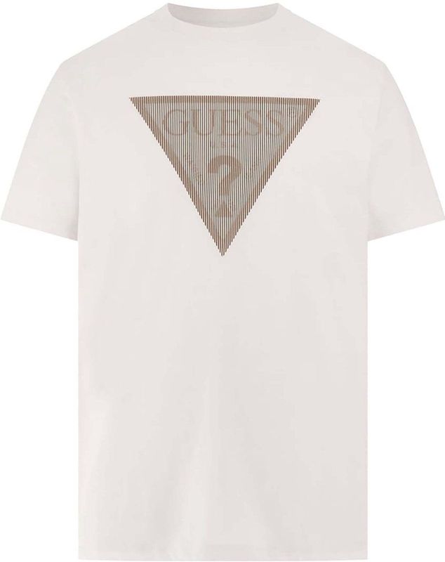GUESS Shirt  bruin / wit