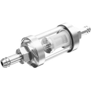 Universeel inline brandstoffilter voor motorfietsen - praktisch en duurzaam - 8 mm benzinebrandstoffilter - geschikt voor benzinefilters van auto's en motorfietsen