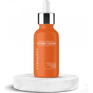 Ceremony - Brightening Vitamin C Serum 30 (ml.) | Special Collagen series - Revitaliseert je huid met zijn krachtige antioxidanten en vitamine C | Helpt bij het corrigeren van puistjes en pigmentvlekken |