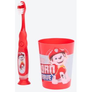 Paw Patrol Tandenborstelset voor kinderen 3+ met timer en zuignap - Marcel