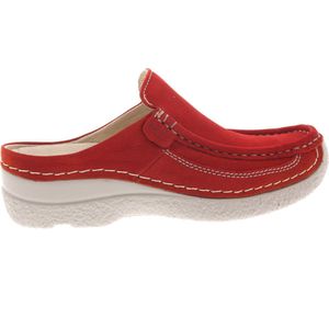 Wolky 00620211 Roll Slide - Slippers - Rood - Antique Nubuck