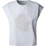 Pepe Jeans - Aza - T-shirt - Zwart - 100% Katoen