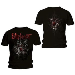 Slipknot Heren Tshirt -S- Shattered Zwart