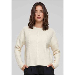 Urban Classics - Cabel Knit Sweater/trui - L - Beige