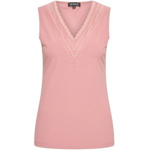 Travel Top Lace met Kant Uni 202254 Dusty Rose