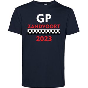 T-shirt GP Zandvoort 2023 | Formule 1 fan | Max Verstappen / Red Bull racing supporter | Navy | maat XS