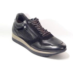 Helioform art. 253.060 0404-sneaker-zwart-veter/rits-dames