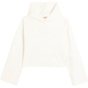 Capuchon kraag Met gebruik van twee verschillende stoffen Sweatshirt