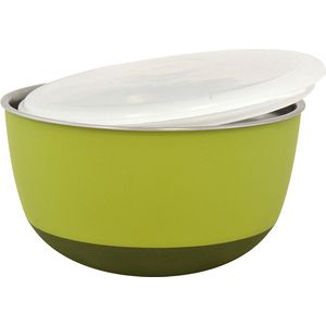 Eetkom met deksel matte balance Groen Ø19,5cm - 1600ml