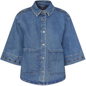 SisterS Point - Blouse - Medium Blue Denim