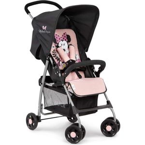 Hauck Sport lichtgewicht buggy tot 18 kg met ligstand vanaf de geboorte, gemakkelijk en compact inklapbaar, voorbeugel, grote boodschappenmand - rood