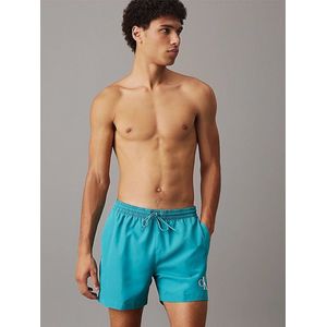 Calvin Klein Medium Drawstring Heren Zwembroek - Hazy Teal - Maat S