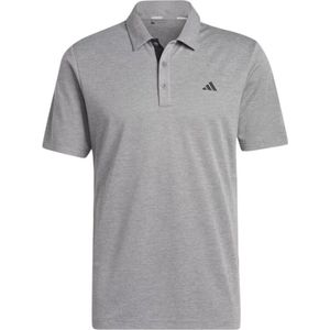 Adidas Poloshirt Performance Drive Heather 2023 Heren Lichtgrijs