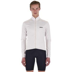 Santini Packable Windbreaker Jas Wit XS Man,Vrouw