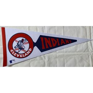 USArticlesEU - Cleveland Indians - MLB - Vaantje - Baseball - Honkbal - Sportvaantje - Pennant - Wimpel - Vlag - 31 x 72 cm - Vintage3
