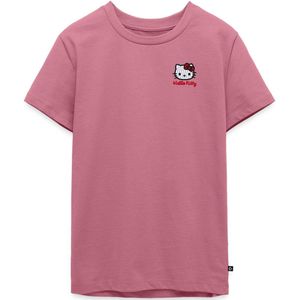 Hello Kitty Geborduurd Portret Premium T-Shirt Tiener