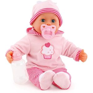 Bayer Design - Babypop First Words Baby 38 cm in roze