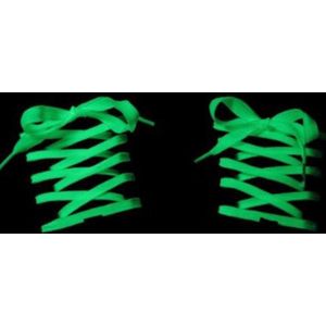 Lichtgevende schoenveters (Glow in the dark) neon 1 paar