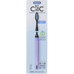 Oral-B CLIC Reusable Toothbrush - Paars