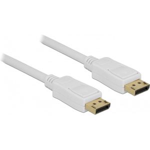 Premium DisplayPort kabel - versie 1.2 (4K 60Hz) / wit - 10 meter