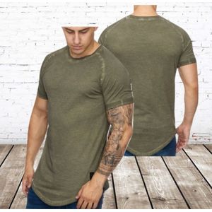 Heren t shirt groen 9012 -Violento-S-t-shirts heren