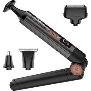 Draadloze Elektrische Bodytrimmer voor Rug, Gezicht en Lichaam – Verstelbare Rugscheerapparaat met Waterdicht Ontwerp