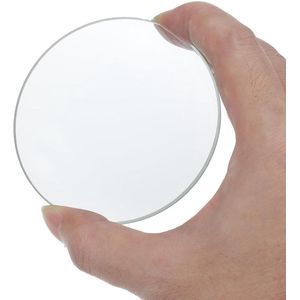Convexe lens 8,27 inch - Brandpuntsafstand 75 mm - Diameter 210 mm - Optisch bewerkt glas - Gepolijste randen - Geschikt voor lichamelijke educatie - 1 stuk