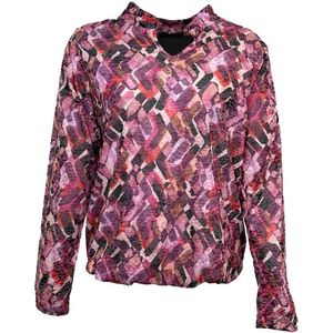 Pink Lady - Blouse N209 cyclaam v-hals - maat S
