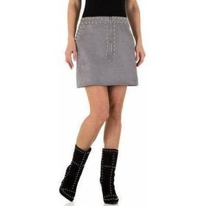 Emmash Paris rok grijs met glimmers L