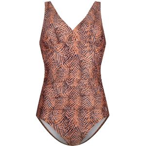 Badpak - Navy - Soft Cup Shape - Summer Leaves