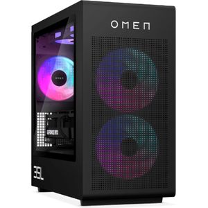 HP OMEN 35L GT16-0022nd - Gaming Desktop - AMD Ryzen 7-8700G - 32 GB DDR5-SDRAM - 1 TB SSD - NVIDIA GeForce RTX 4070 Super - Windows 11 Home - Zwart
