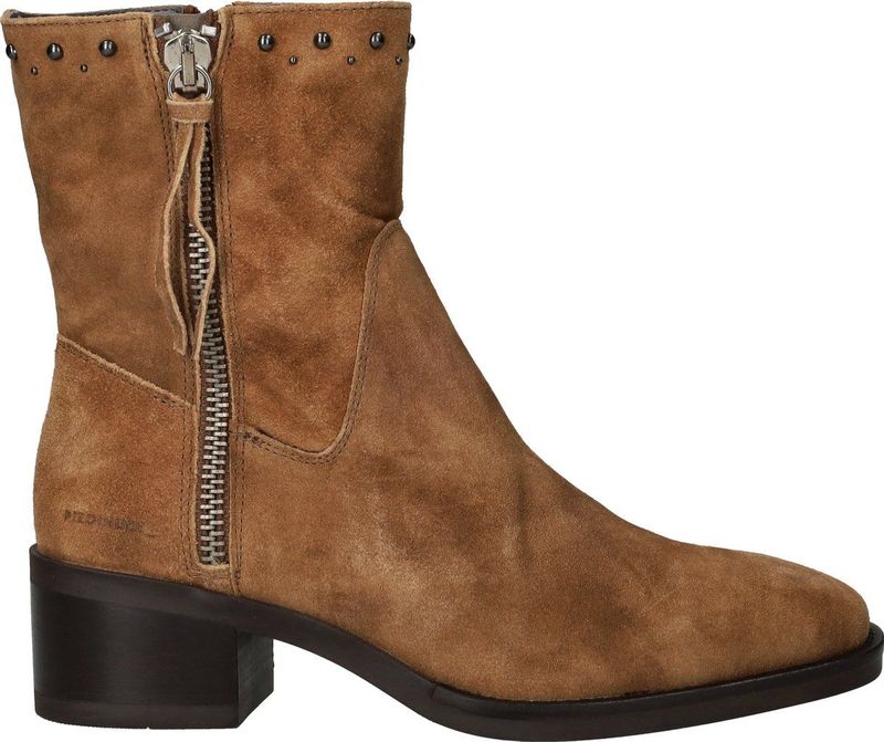 Piedi Nudi - Enkellaarsjes - Cognac - Dames