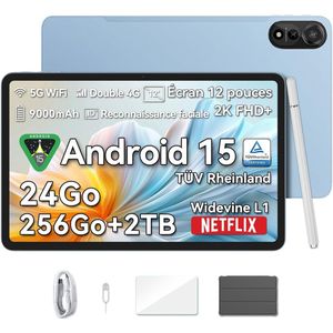 Blackview - MEGA2 - Tablet - Zwart - 36GB RAM - 256GB ROM