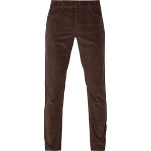 Brax - Cooper Broek Bruin Corduroy - Heren - Maat W 35 - L 30 - Regular-fit