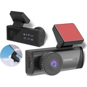 720P HD WiFi Dashcam – Mini Dashcamera met Nachtzicht, 1,09 Inch LCD-Scherm, 120° Groothoek, App-Bediening, Opnamefunctie, Parkeerstand
