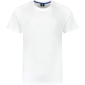Rogelli Logo T-Shirt Sportshirt - Korte Mouwen - Heren - Wit - Maat XL