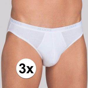 3x Sloggi basic mini heren slip wit L