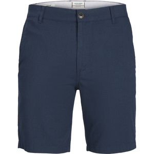 Jack & Jones - JPSTdave - Chino Bermudas - Donkerblauw - Linnen