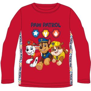 PAW Patrol Shirt - Rood - Katoen - Maat 128