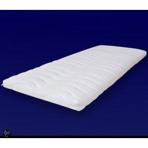 Nirwana Bedden Topper - NASA Traagschuim - Topdekmatras - Ergonomisch - 90x200cm ca 7cm dik matras