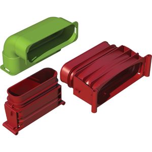 Ubbink Air Excellent bocht ae45sc 90 verticaal set