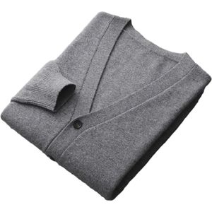 Kasjmier heren trui vest voor herfst en winter