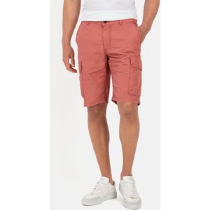 camel active Regular Fit Cargo shorts met minimale print - Maat menswear-46IN - Rood