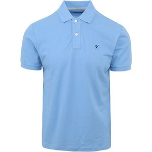 Hackett - Polo Blauw - Slim-fit - Heren Poloshirt Maat XXL
