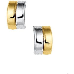 Trendjuwelier huiscollectie 4007505 Bicolor gouden oorbellen